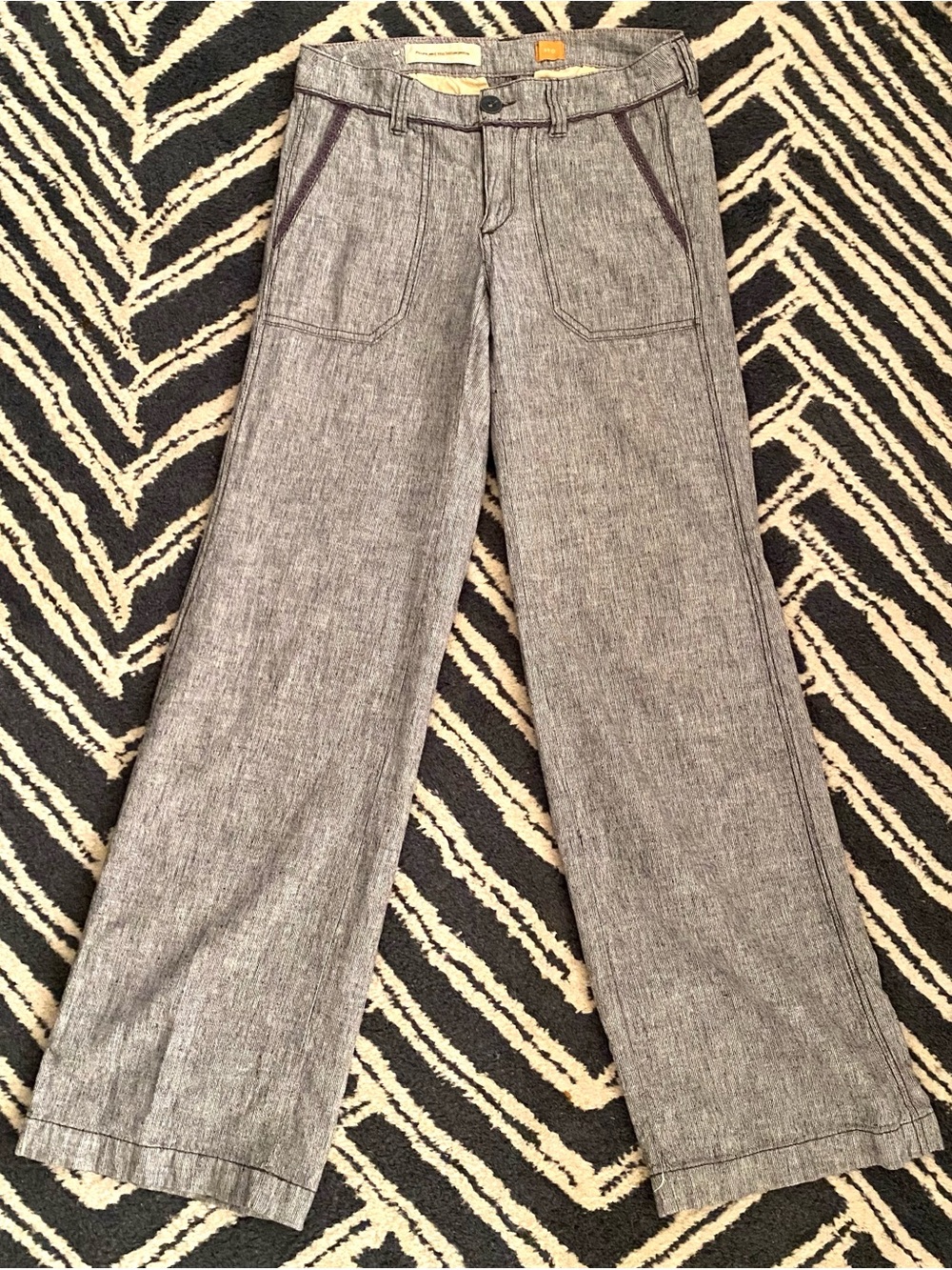 Anthropologie Pilcro Linen Pants